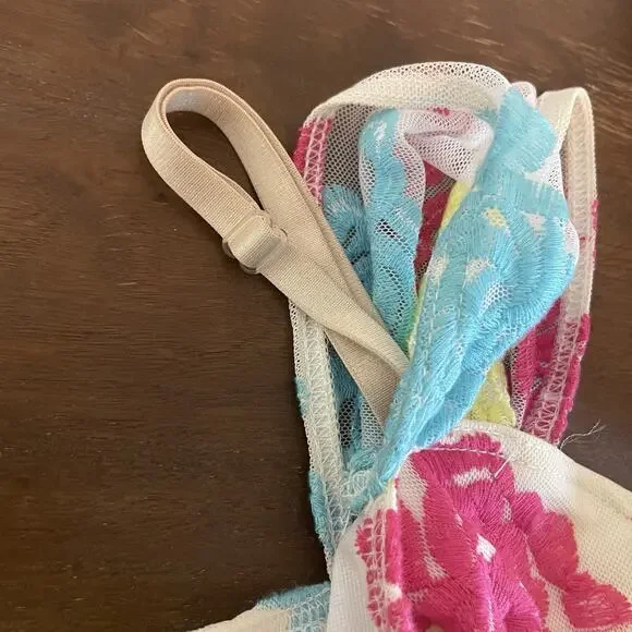 Colorful Dance Recital Dress Prom Homecoming Party Dance Costume Floral Girly - Picture 9 of 13